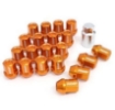 Picture of Rays Dura-Nut L32 12x1.25 Straight Type Orange Lug Nuts w/Locks