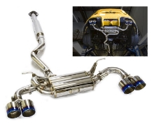 Picture of MXP SP Quad Tip Cat Back Exhaust w/ Burnt Tips - 2013-2020 BRZ/FR-S/86