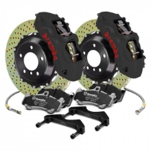 Picture of Brembo GT-S Systems FRS/86/BRZ 4 POT 345x28 Black Hard Anodized Rear Brake Kit