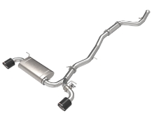 Picture of aFe Takeda 2-1/2 IN to 3 IN 304 Stainless Steel Cat-Back Exhaust System w/ Carbon Fiber Tip - 2020+ GR Supra 2.0