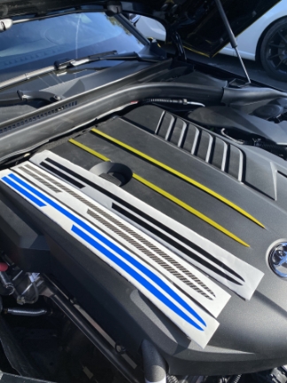 Picture of Engine Cover Sticker Kit (6CYL ONLY) - 2020+ MKV GR Supra