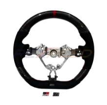 Picture of Rexpeed 2022+ GR86/BRZ Carbon Fiber & Black Suede Steering Wheel