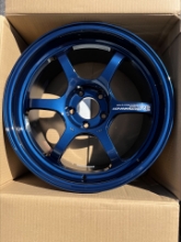 Picture of Advan Racing R6 18x9.5 +38 5x114.3 Racing Titanium Blue (Front and Rear Fitment) - 2023+ GR Corolla