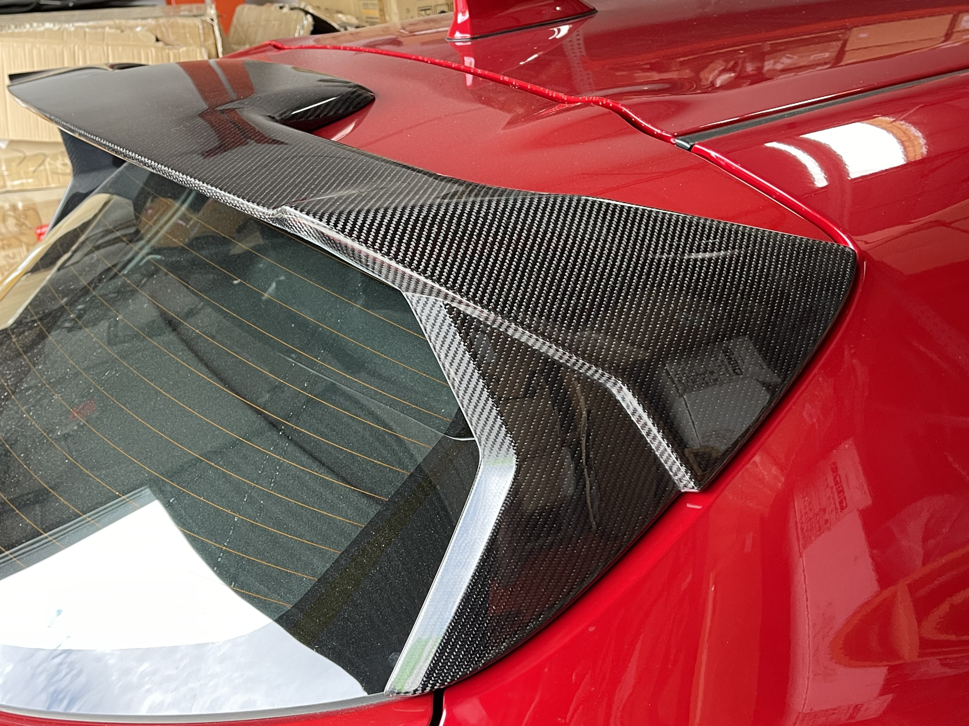 SEIBON GR Corolla 2023+ Rear Spoiler OE-Style Carbon Fiber. Speed ...