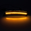 Picture of 86SpeedOEM Style Front Bumper Reflector Lights - Smoked Lens/Amber LED - 2022+ BRZ/GR86