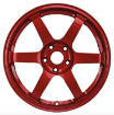 Picture of Volk Racing TE37SL Hyper Red 18x9.5 +40 5x114.3 - 2023+ GR Corolla