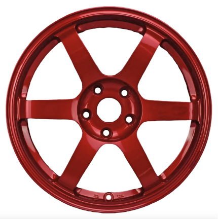 Picture of Volk Racing TE37SL Hyper Red 18x9.5 +40 5x114.3 - 2023+ GR Corolla