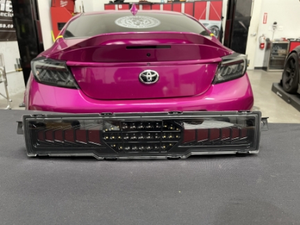 Picture of 86Speed F1 Style 4th Brake Light - Red/Black - 2022+ BRZ/GR86