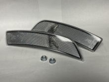 Picture of 86SpeedOEM Style Protruding Front Bumper Reflector Lights - Clear Lens/Amber LED - 2022+ BRZ/GR86