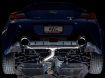 Picture of AWE Track Edition Exhaust (Chrome Silver Tips) - 2022+ BRZ/GR86