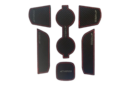 Picture of APEXi Carbon Style Leather Mats - 2022+ BRZ/GR86