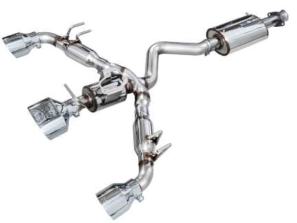 Picture of AWE Touring Edition Exhaust Resonated (Chrome) - 2023+ GR Corolla