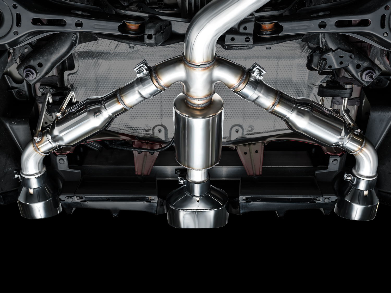 AWE Track Edition Exhaust Non-Resonated (Chrome) - 2023+ GR Corolla ...