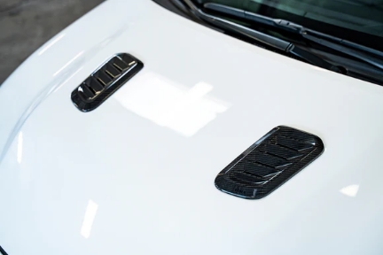 Picture of TOM'S Racing Carbon Fiber Hood Vent Cover (Carbon) - 2023+ GR Corolla