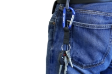 Picture of Keychain Carabiner Blue