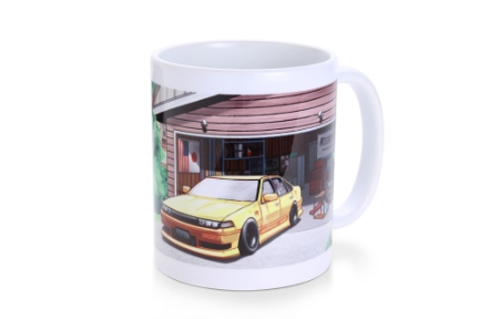 Picture of Tomei White Mug A31 Cefiro Car Life Garage