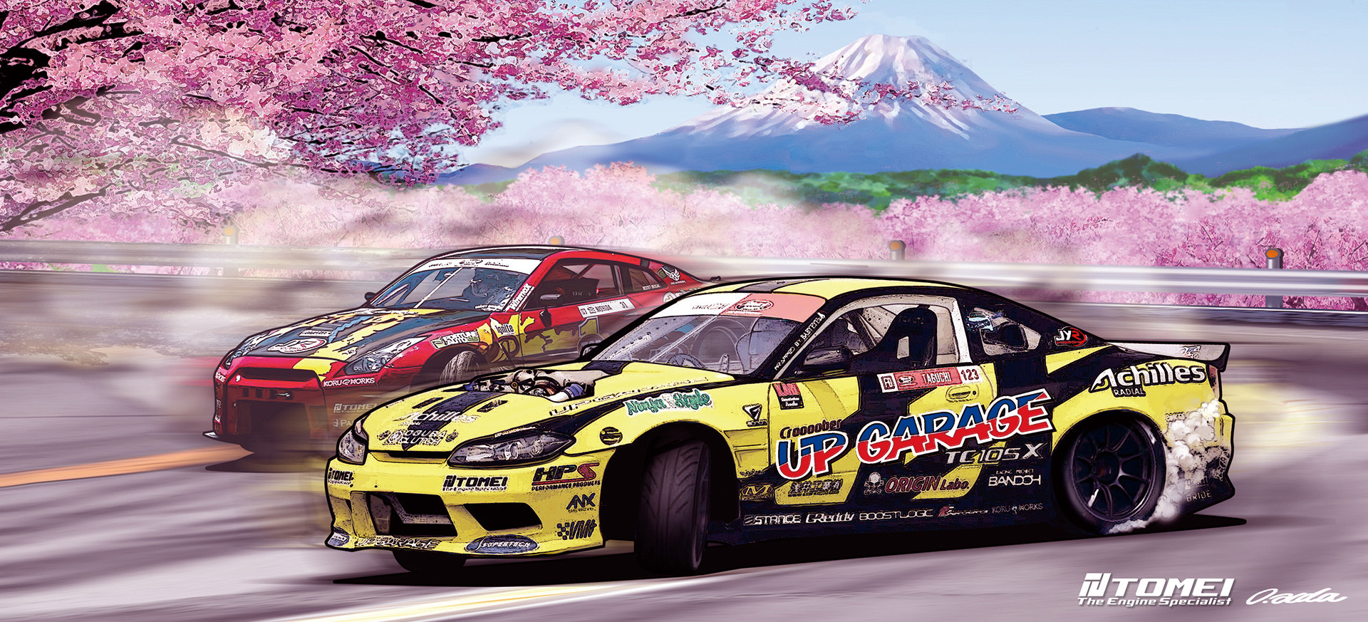 Tomei White Mug S13/R35 Spring Hakone Touge. Speed Industry ...