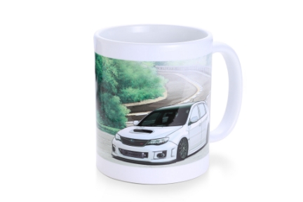 Picture of Tomei White Mug GRB Impreza Akagi Touge