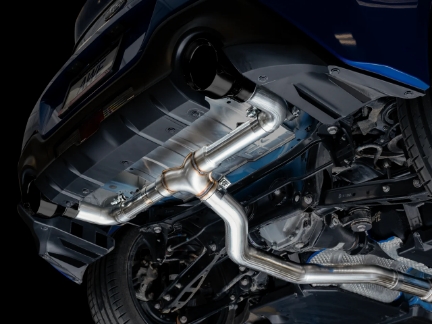 Picture of AWE Track Edition Exhaust (Diamond Black Tips) - 2022+ BRZ/GR86