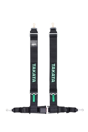 Picture of Takata ASM Drift III 4-Point Bolt-On Harness (Black Version)