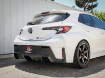 Picture of aFe Gemini GR Corolla XV 3 IN to 2-1/2 IN 304 Stainless Steel Cat-Back Exhaust System w/ Cut-Out (Black Tip) - 2023+ GR Corolla