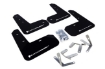 Picture of (Garage Sale Special) Rally Armor Black w/ White UR Mud Flaps - 2013-2020 BRZ/FR-S/86