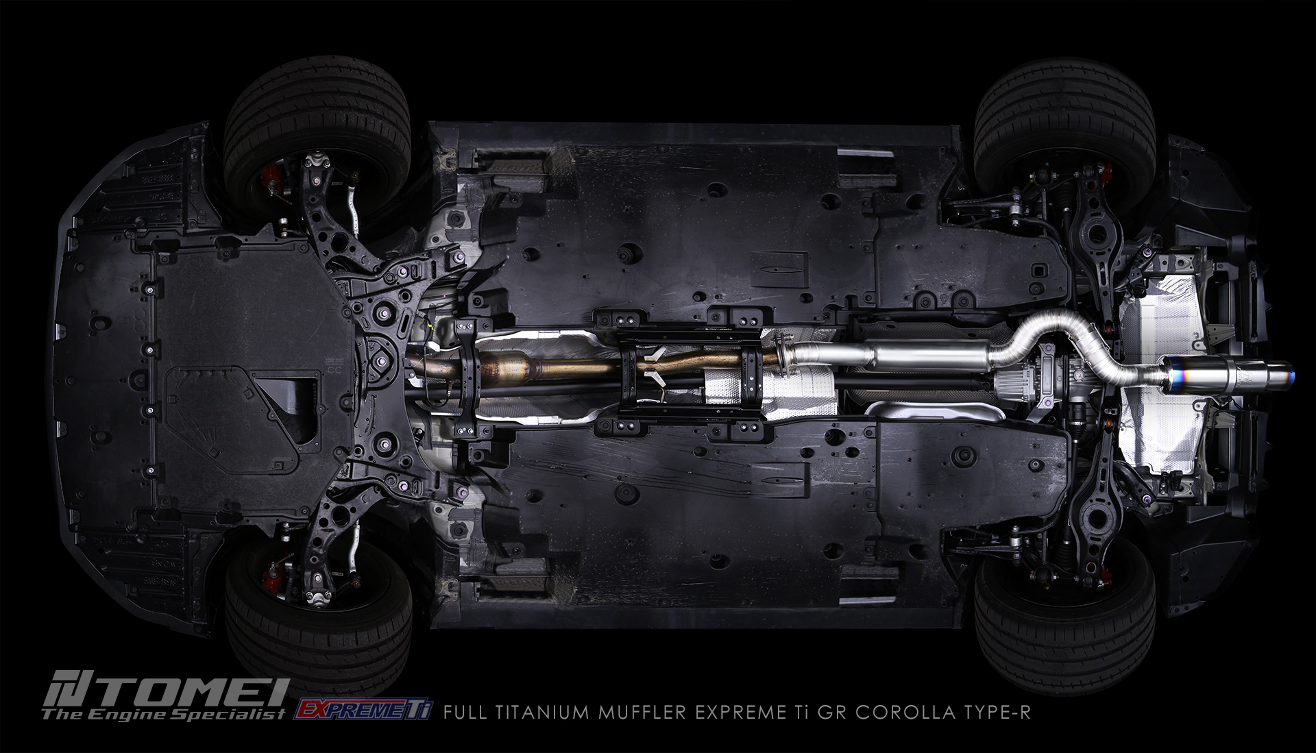 Tomei GR Corolla Full Titanium Expreme Ti Type-R - 2023+ GR Corolla ...