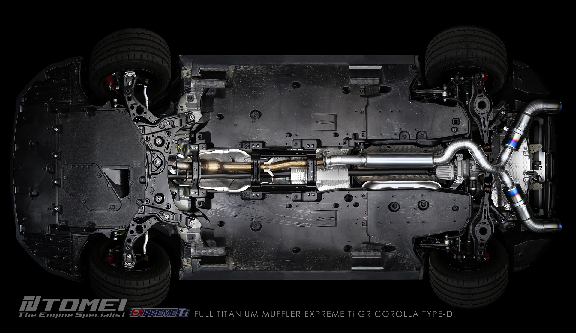 Tomei GR Corolla Full Titanium Expreme Ti Type-D - 2023+ GR Corolla ...