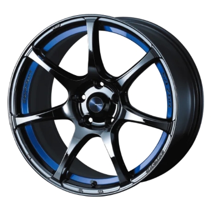Picture of WedsSport SA-75R 18x9.5 +45 5x100 - Blue Light Chrome II