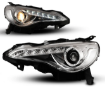Picture of Winjet JDM-Style Series 10 Headlight with LED DRL - Chrome/Clear