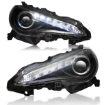 Picture of Winjet JDM-Style Series 10 Headlight with LED DRL - Black/Clear