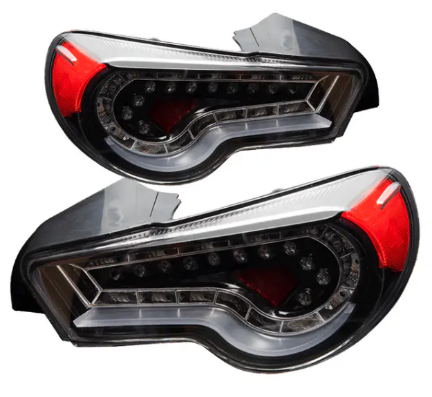 Picture of Winjet LED Taillight - Black/Clear - 2013-2016 BRZ/FR-S