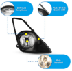 Picture of Winjet Clear Fog Light Kit - 2013-2016 BRZ/FR-S (Wiring Kit included)