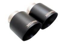 Picture of XFORCE Black Exhaust Tip Set - 2020+ Toyota GR A90 MKV Supra