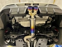 Picture of RK Titanium Track Edition Dual-Tip Center Exit Exhaust - 2023+ GR Corolla