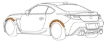 Picture of HKS Fender Molding Kit - 2022+ Toyota GR86