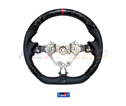 Picture of Rexpeed 2022+ GR86/BRZ Forged Carbon Fiber & Leather Steering Wheel