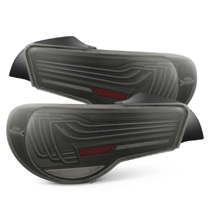 Picture of AlphaRex 2013-2020 FRS/BRZ/GT86 CSL Laser Style LUXX-Series LED Tail Lights (Black Smoke)