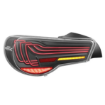 Picture of AlphaRex 2013-2020 FRS/BRZ/GT86 CSL Laser Style LUXX-Series LED Tail Lights (Black Clear)