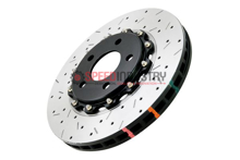 Picture of DBA Drilled & Slotted 5000 Series Rotor w/ Black Hat (Front)