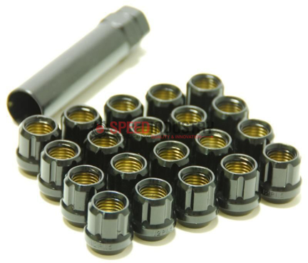 Picture of Muteki SR35 12x1.25 Lug Nuts - Deep Black