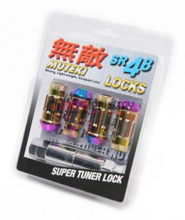 Picture of Muteki SR48 Locking 12x1.25 Lug Nut Set (4pcs) - NeoChrome