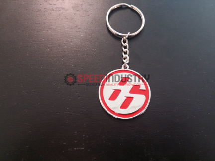 Picture of Toyota 86 'Medallion' JDM Red/Chrome Keychain