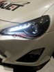 Picture of Winjet JDM-Style Series 10 FRS Headlights with LED Day-Time Running Light (Black)