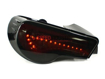 Picture of VSQ Valenti Style Sequential LED Taillights - Smoke Lens / Red Bar / Black Housing