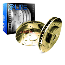 Picture of R1 Concepts E Line  Brake Rotors - Rear (Gold)
