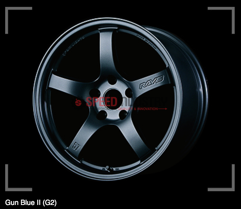Rays Gram Lights 57CR 17x9 5x100 +38 Gun Blue II Wheel. Speed Industry ...