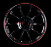 Picture of Volk ZE40 Time Attack Edition 18x9.5 +42 5x100 Black/Red (Face 2) (1 PC)