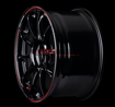 Picture of Volk ZE40 Time Attack Edition 17x9.0 +44 5x100 Black/Red (Face 3) (1 PC) (DISCONTINUED)