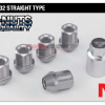Picture of DURA-NUT L32 STRAIGHT TYPE 12X1.25 16 LUG + 4 LOCK SET -  RED ALMITE